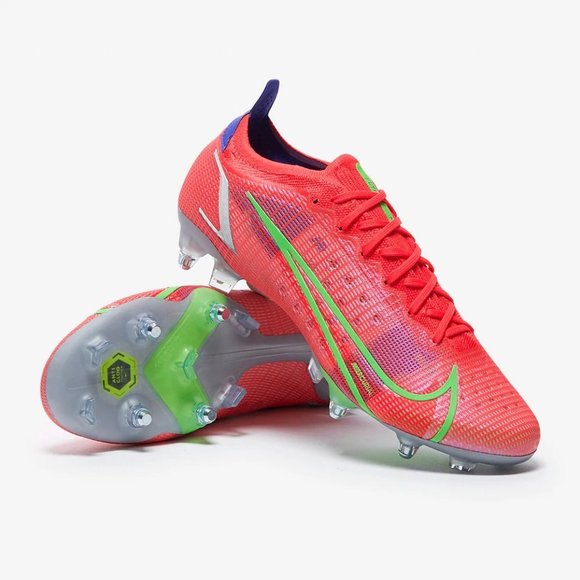 Nike  CV0988-601 Mercurial Vapor 14 Elite SG-P Bright Crimson Indigo - Picture 1 of 6